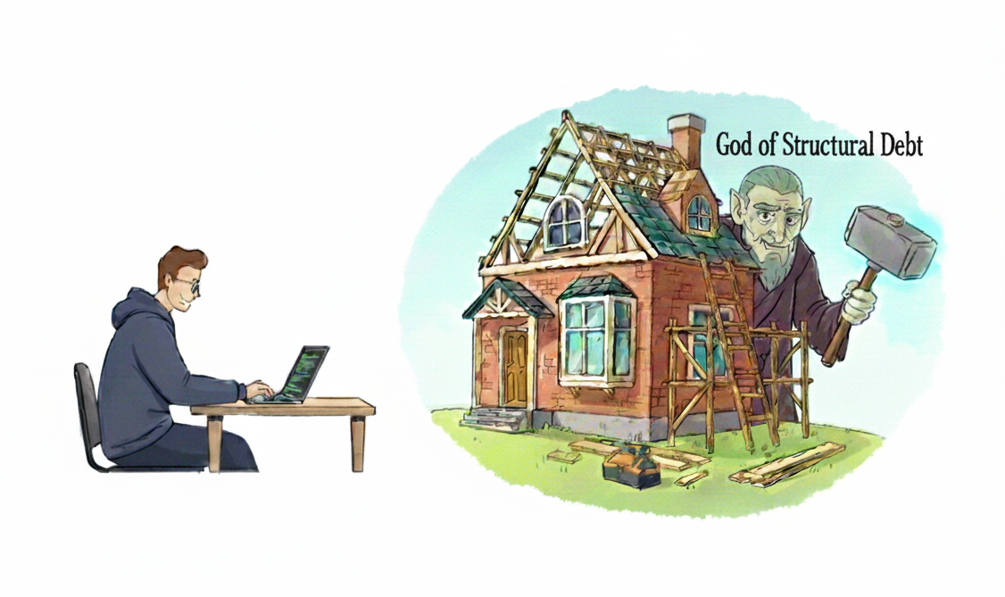 The God of Structural Debt always comes calling